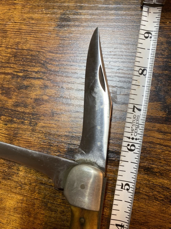 Case 5265 SAB Folding Hunter Flat Stag Well Used But Still In Good Shape - Image 3 of 4