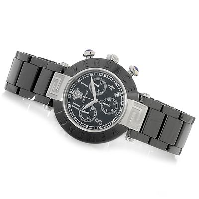 Versace Women’s Rève Chrono Watch with Diamonds Versace White Mother of Pearl Gold Plated Steel Diamond  main image 2