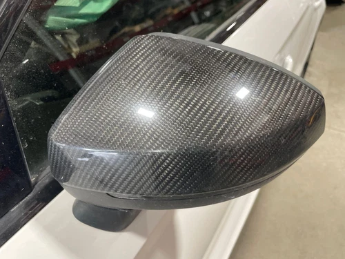 2016 AUDI A3 LH Left Drivers Door Mirror Assembly Heated Carbon Fiber 15-19