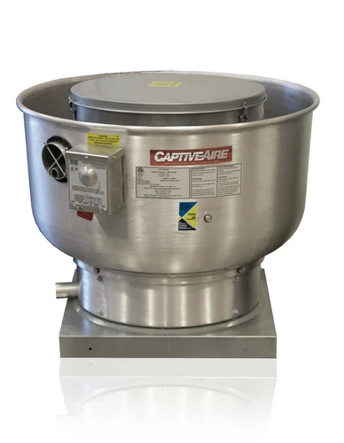 Low Profile Grease Rated Food Truck Exhaust Fan 100-500 CFM (DU12HFA)