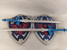Twin SET Zelda Memory Foam Blade Skyward True Master Sword With Shield Kids Love