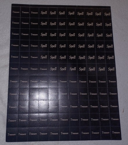 Magic Realm Avalon Hill Spell & Treasure Spell Sheet/ Survey card/Order Form - Picture 2 of 9