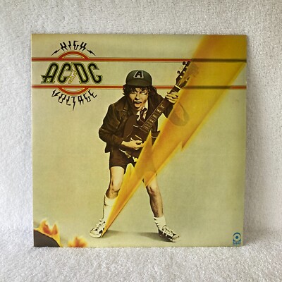 【HI FI FNK】ACDC Printed Top Records] AC/DC / High Voltage, LP, Vinyl, Japan − P-10926T