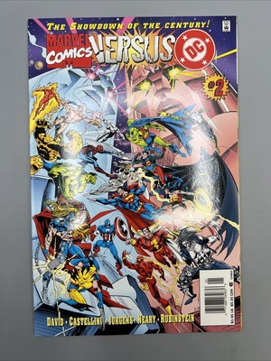 MARVEL Vs DC #2 Newsstand Variant 1996 Peter David Dan Jurgens NM+