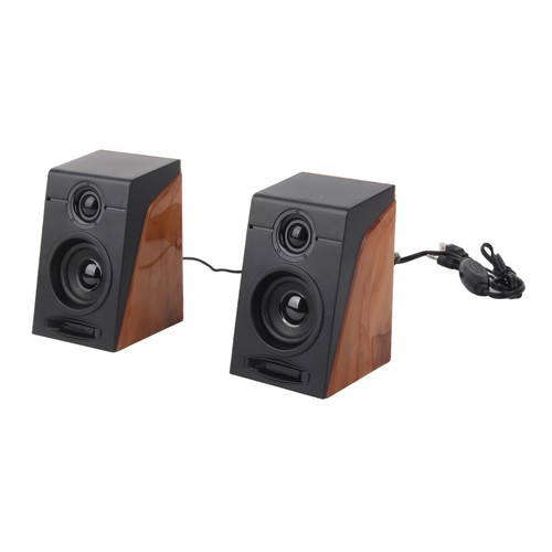 PC Speakers HiFi Deep Bass Adjustable Volume Plug And Play Desktop Speakers F CE - Picture 12 of 24