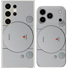 Retro Console 90s Gaming PS Kid Funny Case Cover Silicone / Shockproof / MagSafe