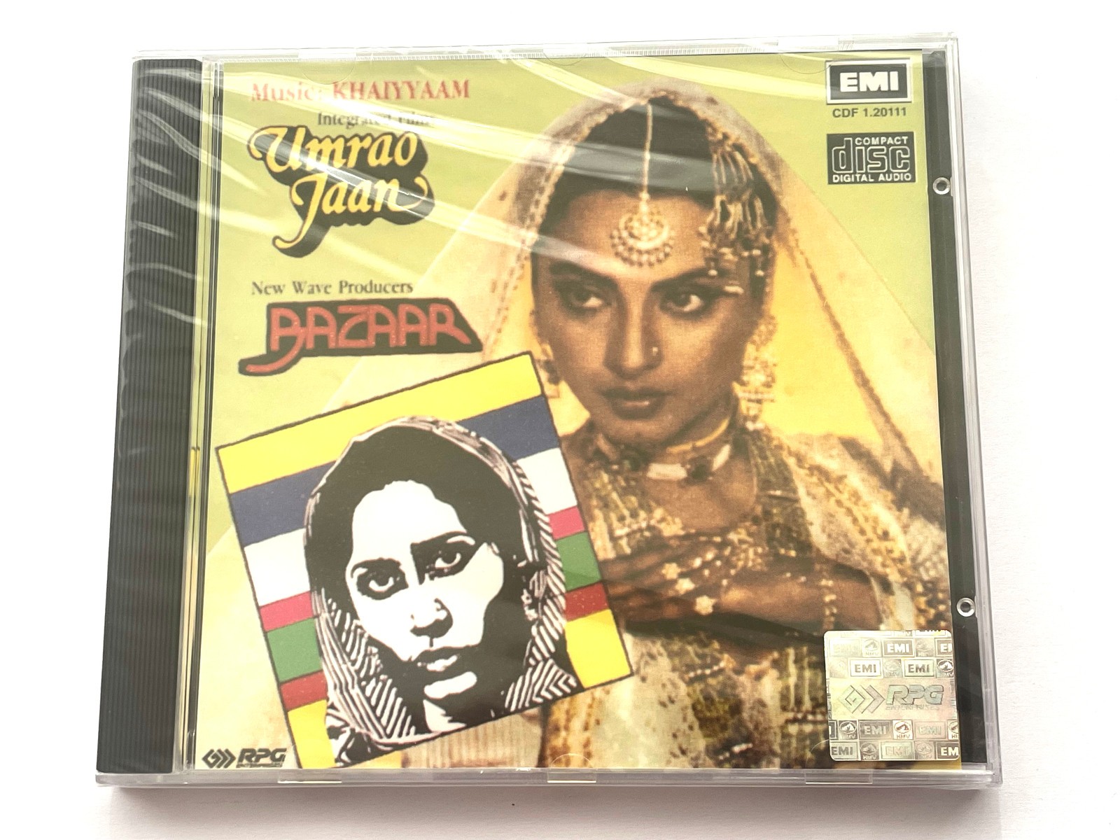 ORIGINAL 1991 EMI RPG Umrao Jaan / Bazaar SEALED CD Made in England CDF 1.20111