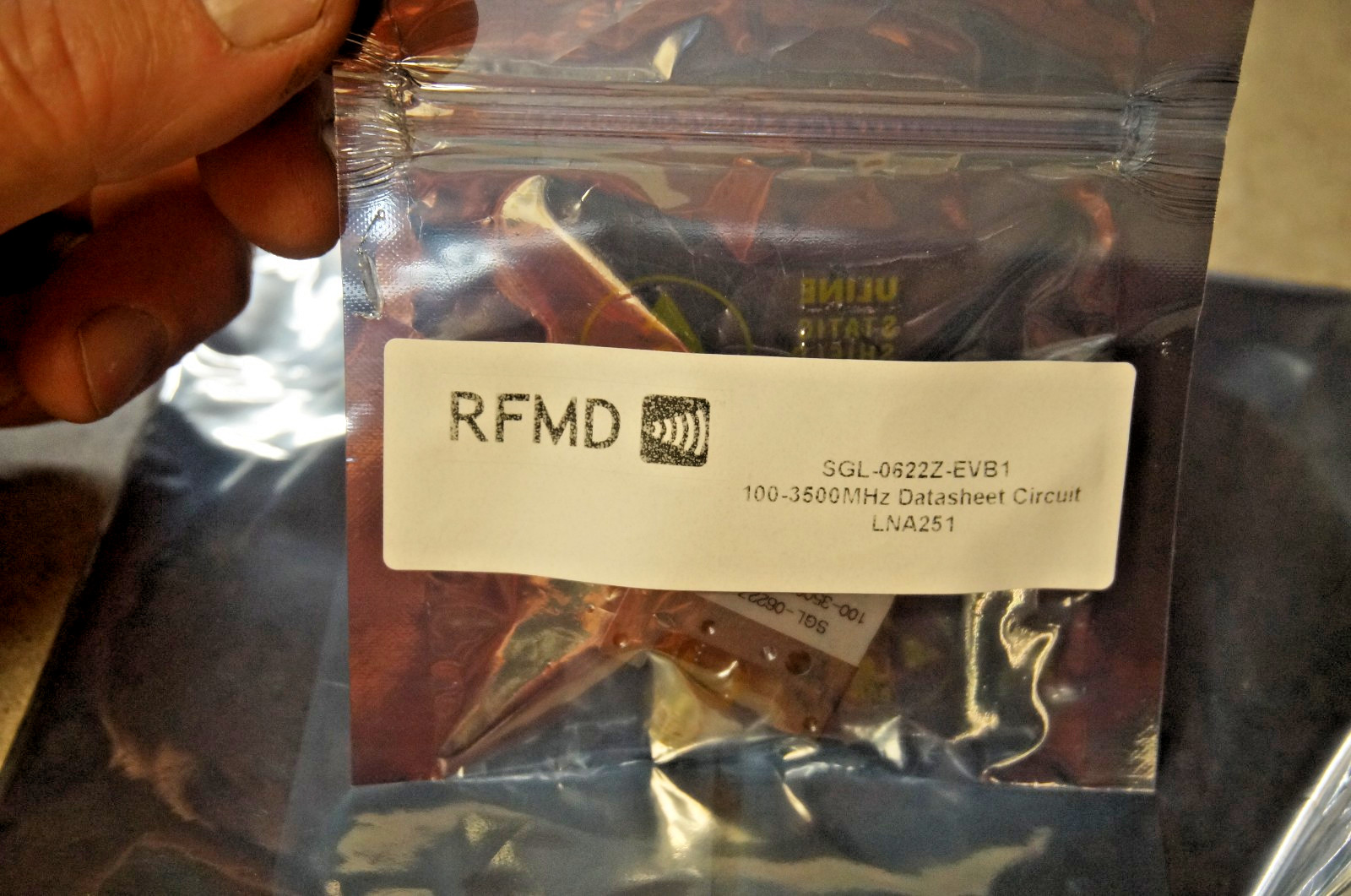 RFMD Evaluation Board, SGL-0622Z-EVB1, 100-3,500 MHz Datasheet Circuit ...