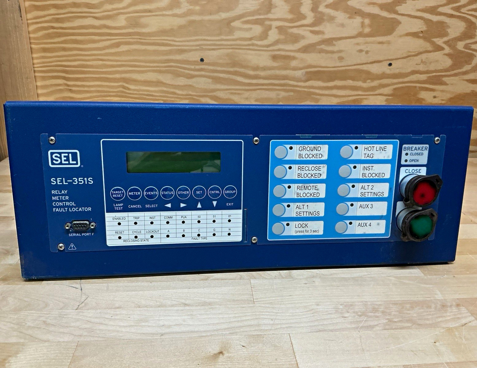 Schweitzer SEL-351S Protection System Relay 0351S713B355221 - Tested Working