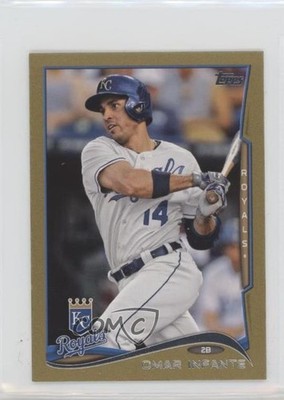 2014 Topps Mini Gold 58/63 Omar Infante #433 1v1