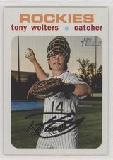 2020 Topps Heritage White /50 Tony Wolters #12 6fs
