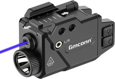 800 Lumens Pistol Light and Green Red Blue Laser Combo, Tactical Flashlight w...