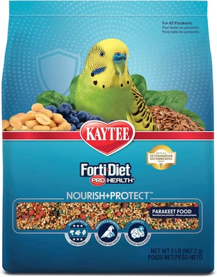 Kaytee Forti-Diet Parrot Feather Health Bird Food 2lb Free & Fast Shipping