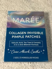 MAREE Hydrocolloid Pimple Patches 2 Pack 144ct Invisible Acne Spot Stickers NEW