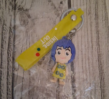 Joy From Inside Out 2 Disney Rubber  Metal Keychain New