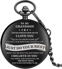 to My Grandson Pocket Watch Gifts for Grandson Best Gifts for Him