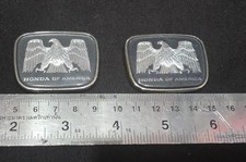 Rare Jdm Honda Of America Set Of 2 Emblems Oem