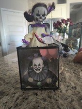 Spirit Halloween Jacked Up Jill Clown Zombie Crank Jack In The Box w/ Sound READ