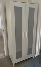 IKEA Aneboda White Bedroom Wardrobe 180cm x 80cm x 50cm