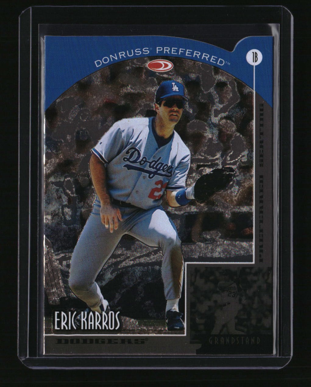 1998 Donruss Preferred #73 Eric Karros Seating Die Cut