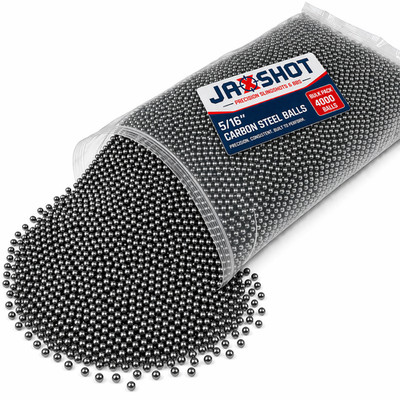 4000 5/16'' Inch Steel Shot Slingshot Ammo Balls - Jaxshot (BC Precision)