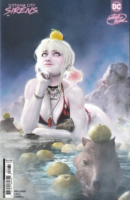 GOTHAM CITY SIRENS #1 (2024) RAHZZAH SWIMSUIT CARDSTOCK VARIANT ~ UNREAD NM