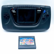 Sega Game Gear Handheld Console Complete With Game Black