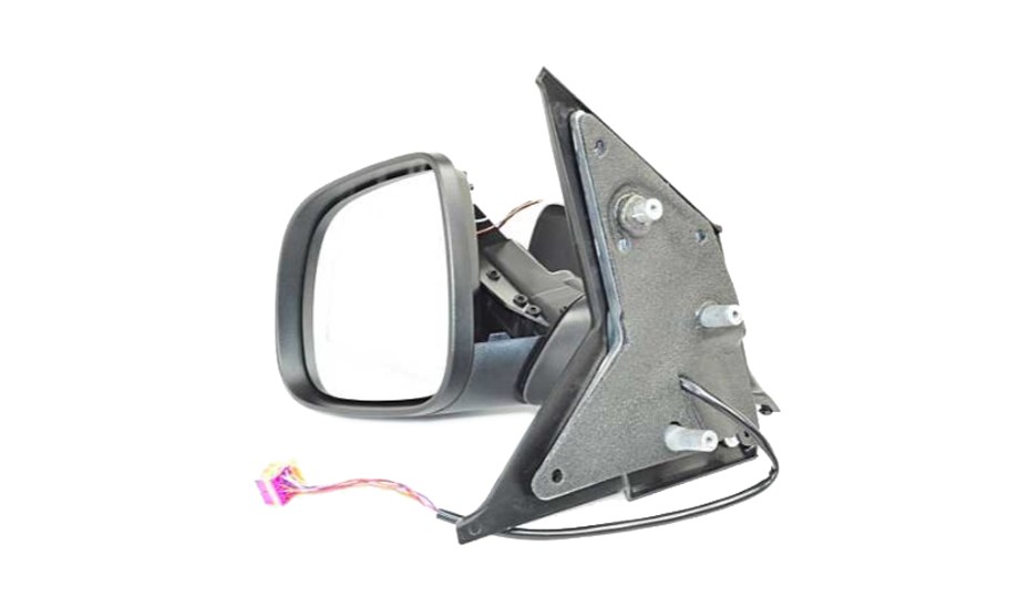 Rétro conducteur pour VW Transporter V 2010-2015 apprêté noir - Remplacement origine 7E1857527LGRU
