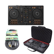 Pioneer DJ DDJ-FLX4 2-Channel DJ Controller Rekordbox  Serato DJ Lite W Case