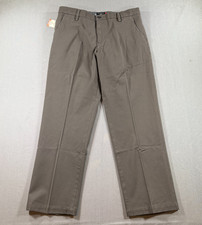 NWT Dockers Workday Khaki Pants Mens 36x29 Brown SmartFlex Classic Fit Chino