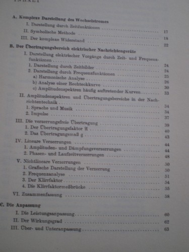 Elektrische Nachrichtentechnik 1. Band Übertragungsnetze - Vierpole Bandfilter - Imagen 2 de 7