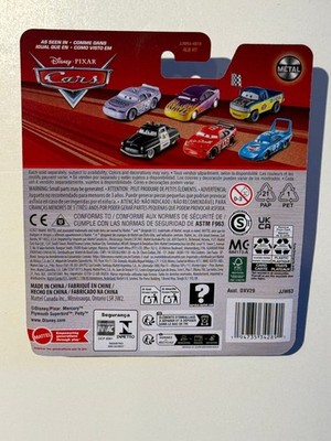 2026 Disney Pixar Cars Mike 07 Sheriff / Police / Cop Metal