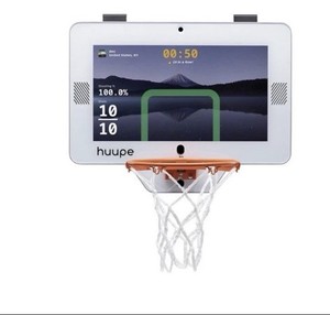 Huupe Mini Pro Pack Smart Hoop with Wall Mount Indoor Basketball Goal