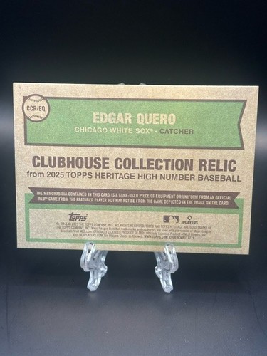 Topps Heritage Clubhouse Collection Memorabilia/Relic Cards - You Pick Upd 2/7 - Afbeelding 107 van 111