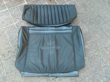 1967 Lincoln Continental Original Seat Upholstery Black Clothvinyl