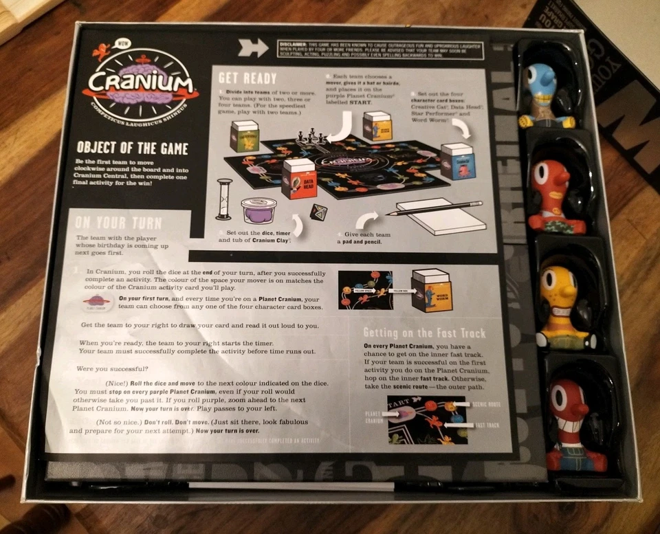 Cranium Wow for Grown Ups Edition 2008 Hasbro Complete - NICE CONDITION - Image 2 of 4