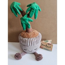 Greenhouse by Russ Money Tree Plush 12" Kawaii Lucky Plant NWT Jazwares David
