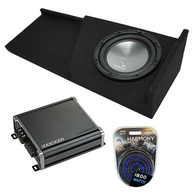 2007-2013 GMC Sierra Extended Cab Truck Harmony A122 Single 12 Sub Box & CXA8001