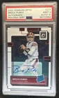 2022 Panini Donruss Optic Brock Purdy Rated Rookie Auto RC #/150 49ers PSA 9/10