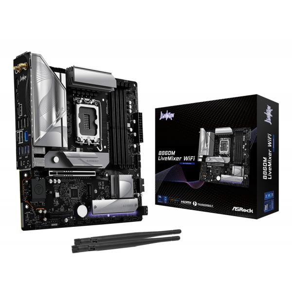 90-MXBRT0-A0UAYZ ASRock B860M LiveMixer WiFi, Scheda madre - Immagine 6