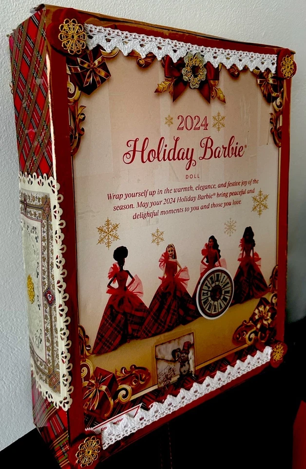 Barbie Holiday 2024 Mattel Collector Box Gift Christmas Original Box Never Opened - Image 4 of 4