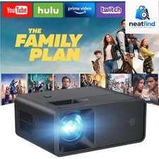 Mini Projector, Upgraded Full HD 1080P Support Video Projector, Portable Smal...