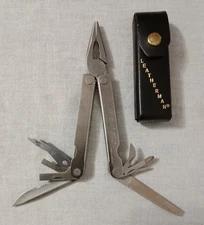 2003 LEATHERMAN PST II MULTI TOOL WITH LEATHER HOLDER SHEATH