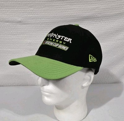 Monster Energy NASCAR Cup Series Hat Cap Strap Back One Size Black New Era Mens