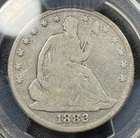 1882 Seated Liberty Half Dollar 50c PCGS Good Details Rare Key Date