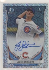 2014 Bowman Draft Chrome Pick Shimmer Refractor 6/15 Jake Stinnett Auto s3g