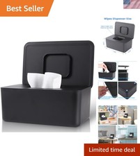 Portable Baby Wipe Holder with Sealing Lid - Non-Slip Design for Fresh Wipes