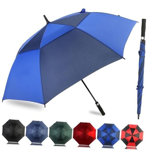 Umbrellas For Rain Windproof 68 Inch Royal Blue/navy