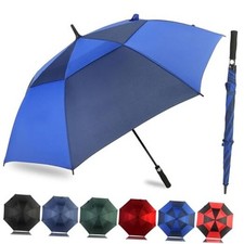 Umbrella Large Golf Umbrellas for Rain Windproof 68 Inch Royal Blue/Navy