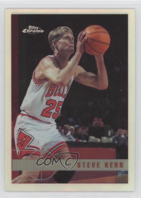 1997-98 Topps Chrome Refractor Steve Kerr #80 0r4